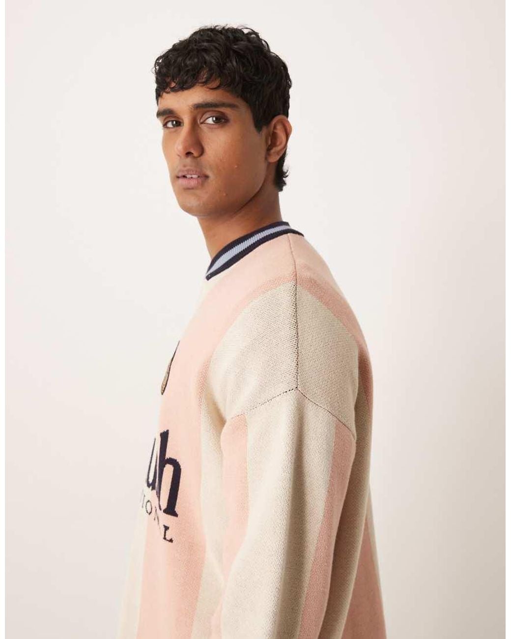 Prohibited Natural Overdrive Knitted Long Sleeve Jumper for men