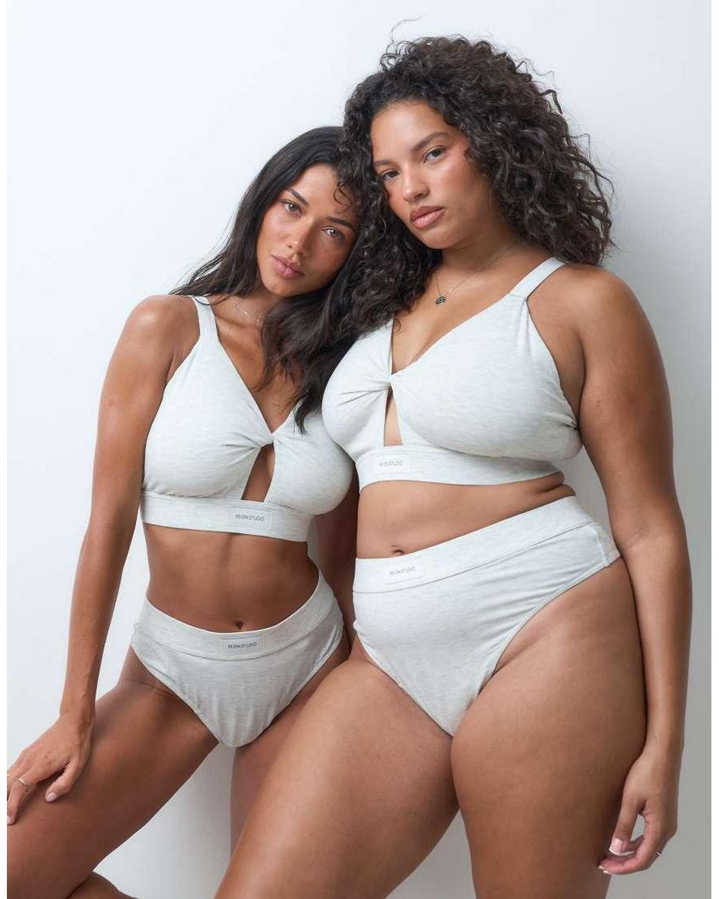 RIEN STUDIO White Maya Fuller Bust Bralette