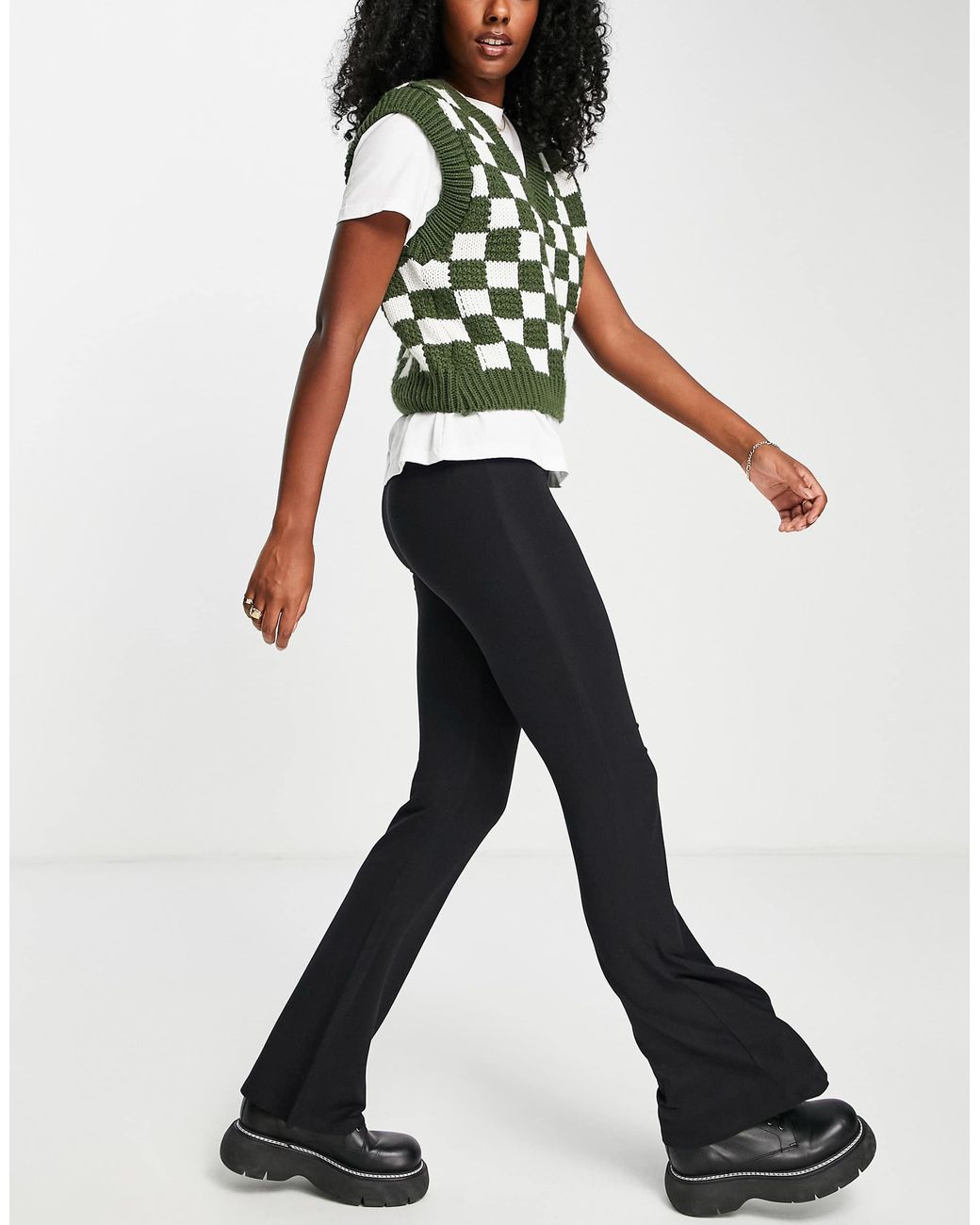 ASOS Black Kick Flare Pant