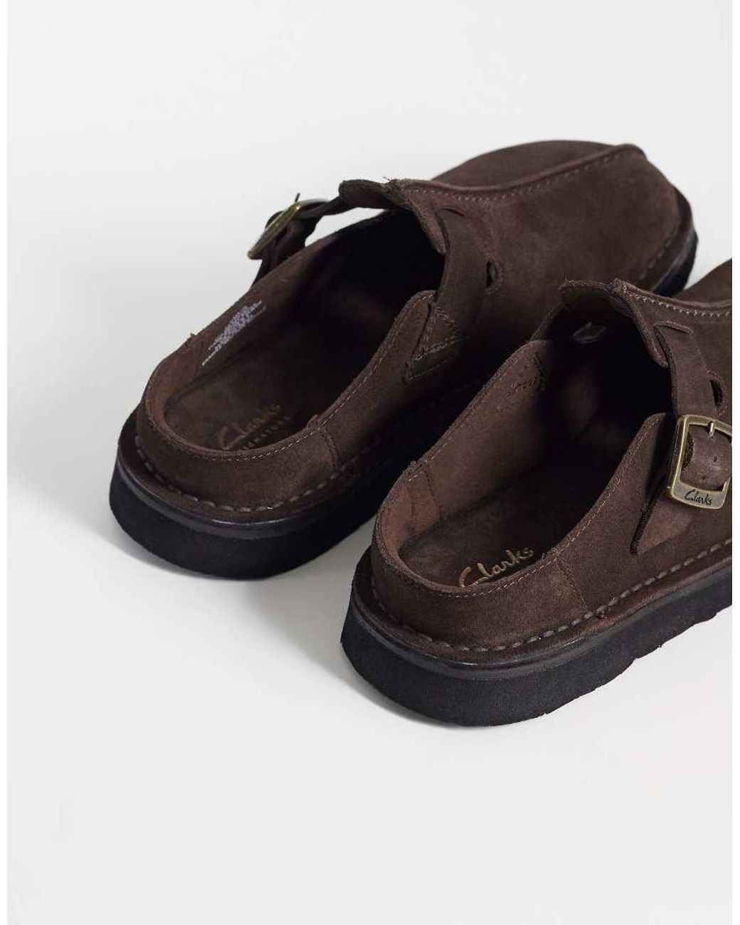 Clarks Brown Solsbury Mule