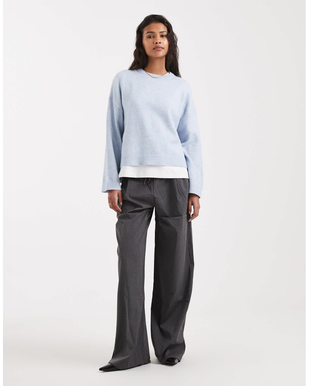 ONLY White – kastiger pullover