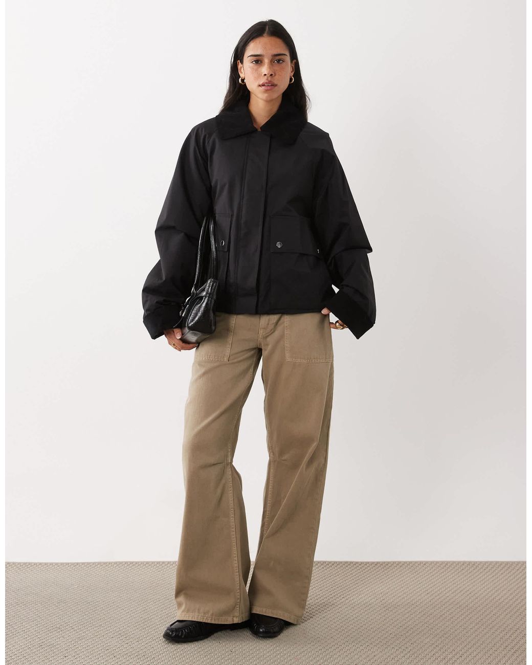 Parka e Mango en coloris Black