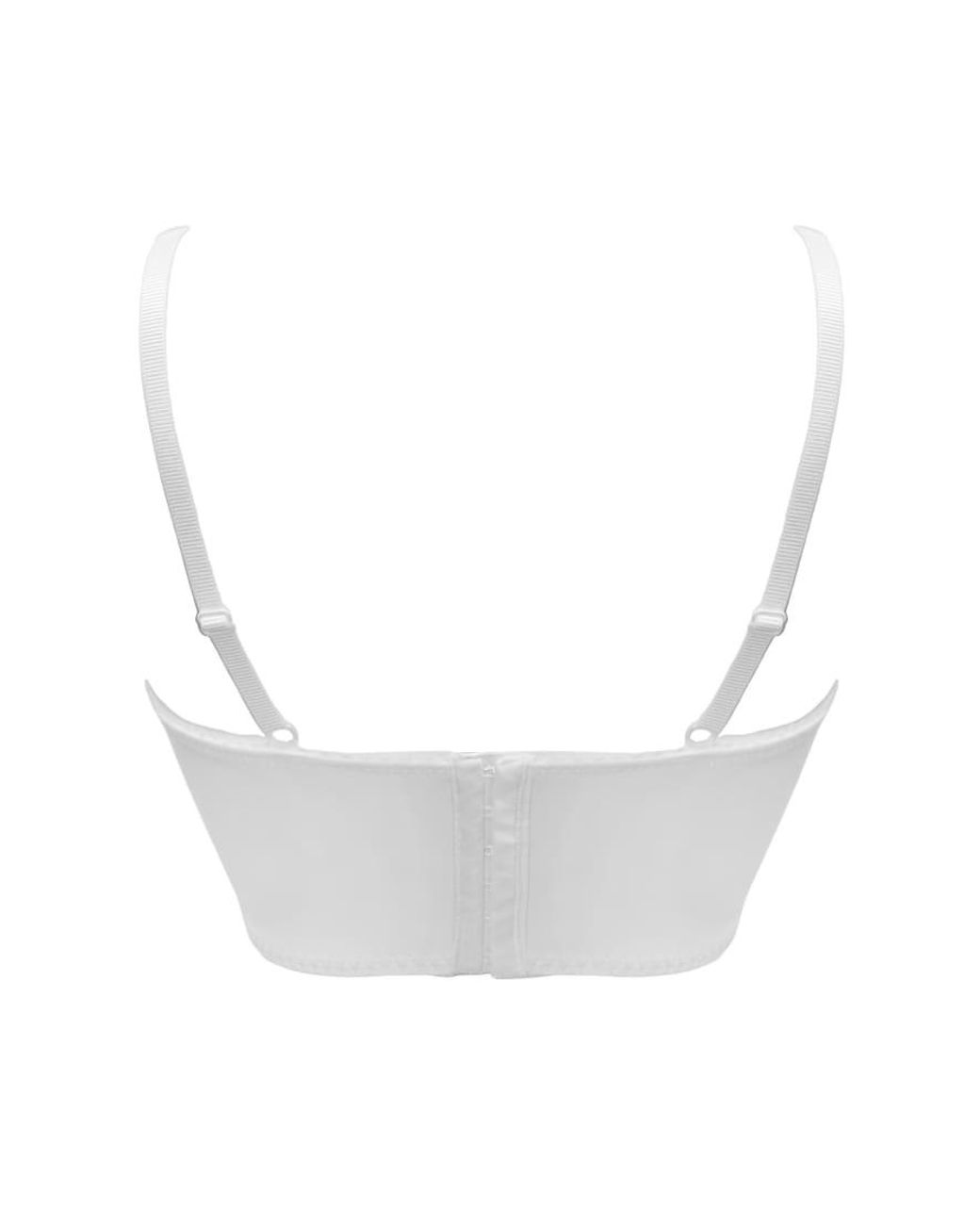 Pour Moi White Swoon Underwired Bustier Bra