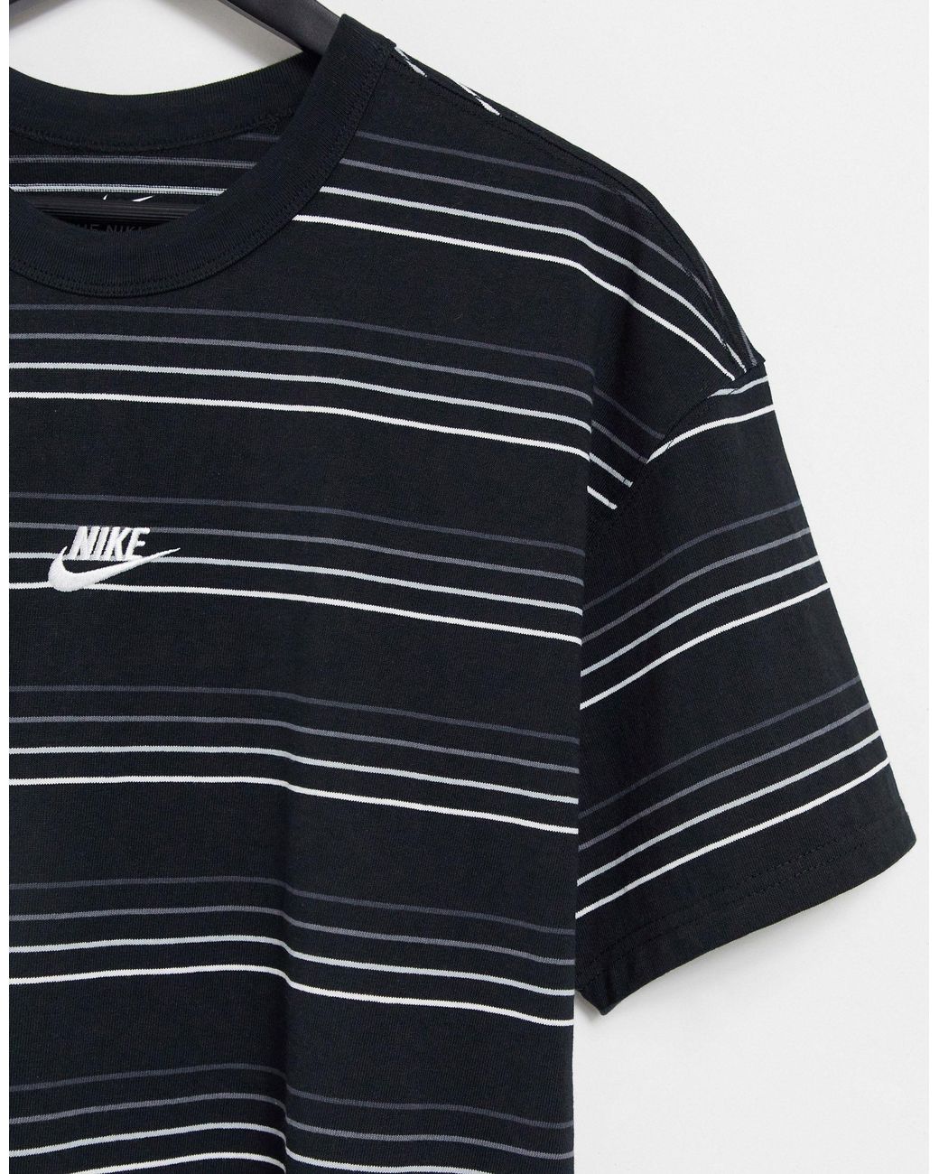 nike oversized stripe t shirt