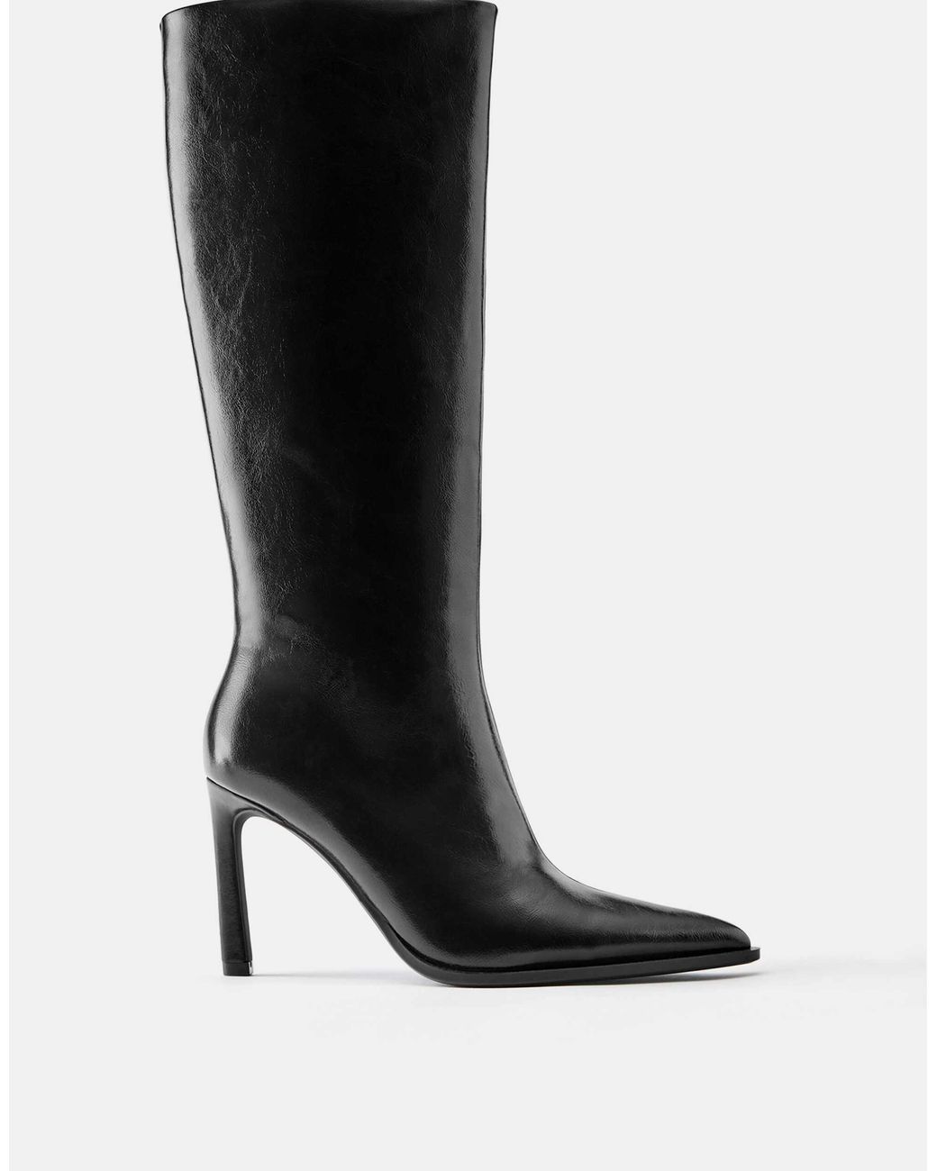Bottes à talon haut Pull&Bear en coloris Black