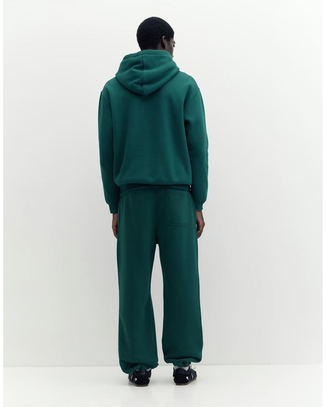 Pull&Bear Baggy Joggingbroek in het Green voor heren