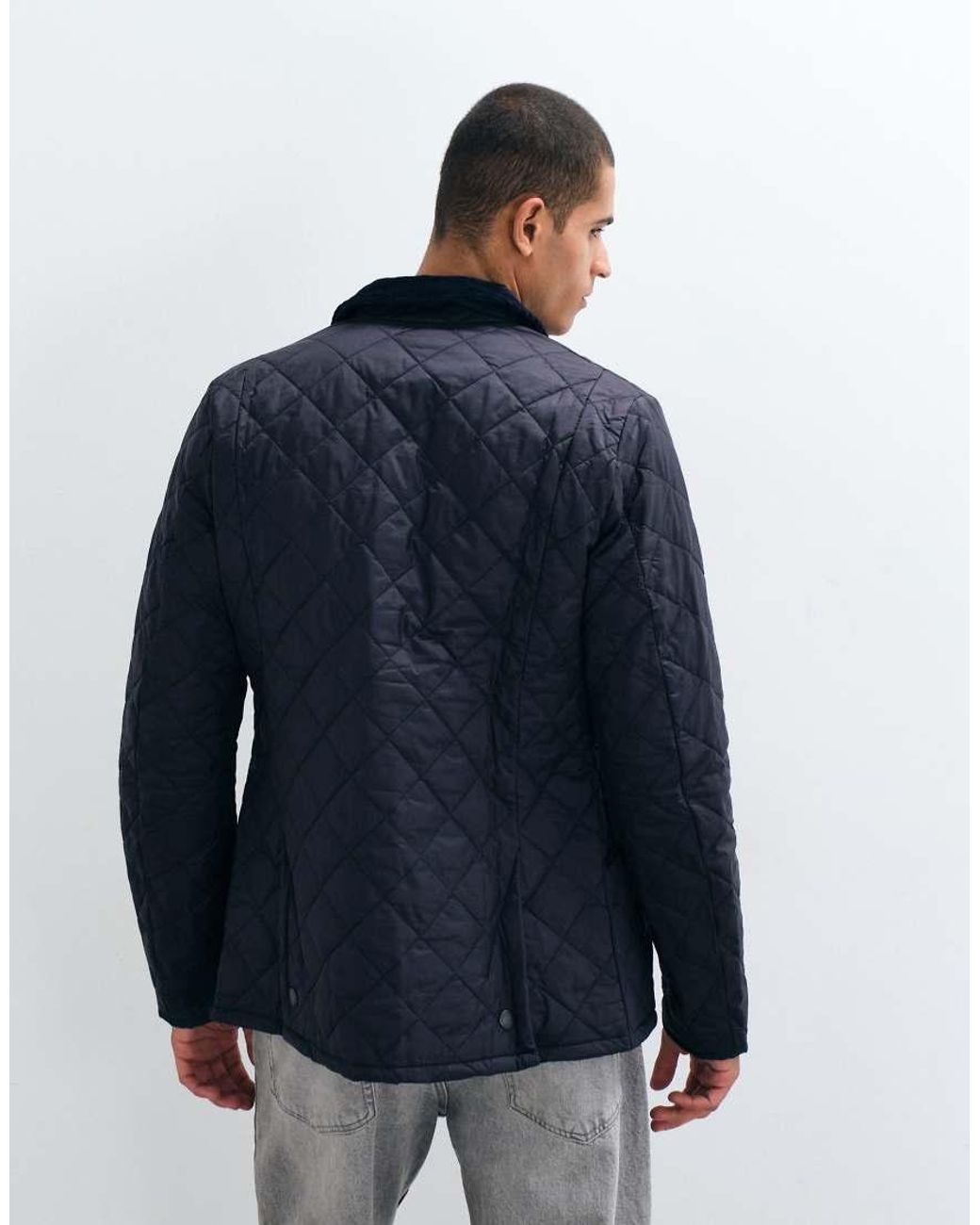 Barbour Blue Heritage Liddesdale Quilted Jacket for men