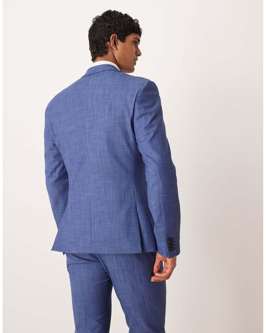 ASOS Blue Skinny Suit Jacket for men
