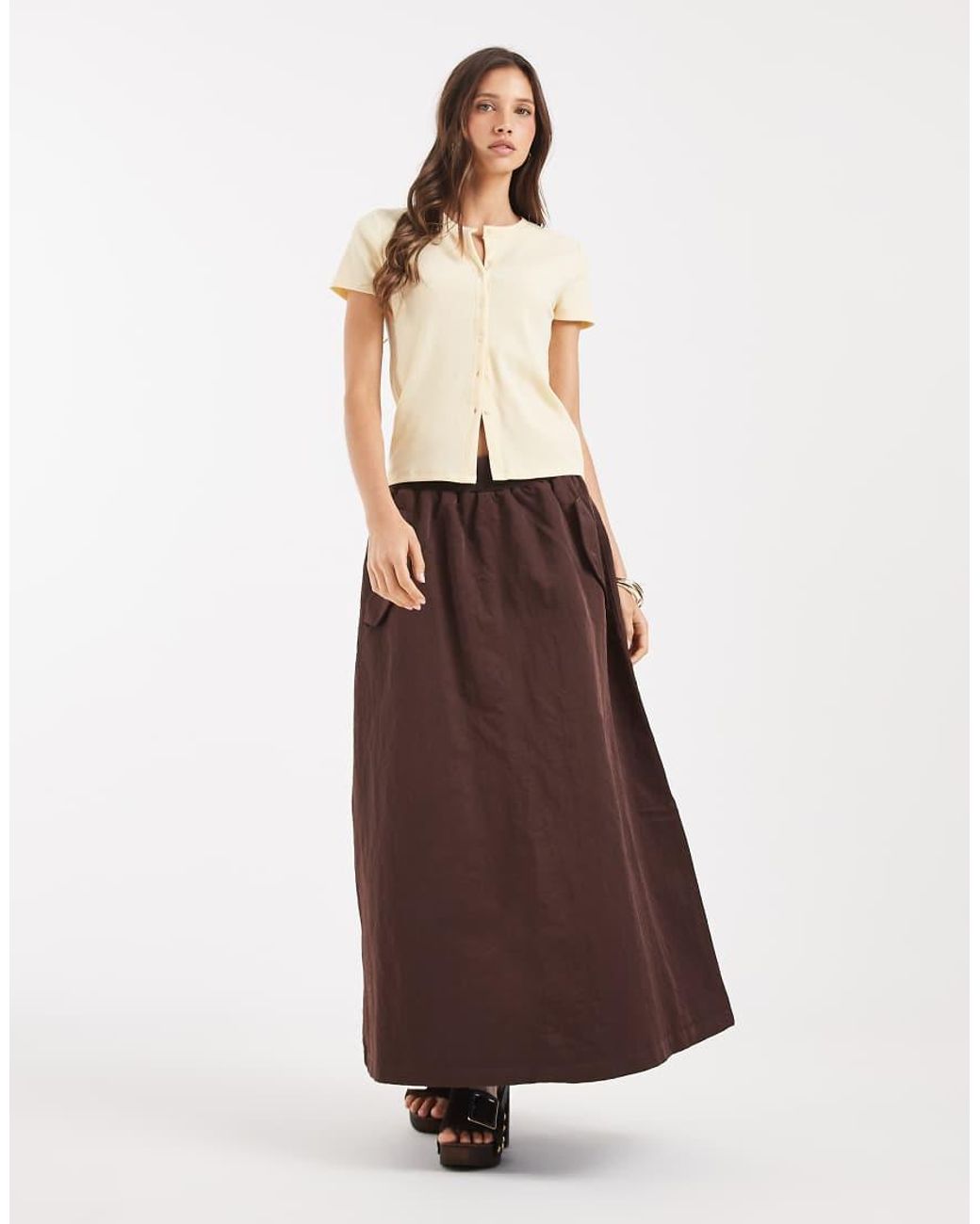 Gap Natural Button Through T-Shirt