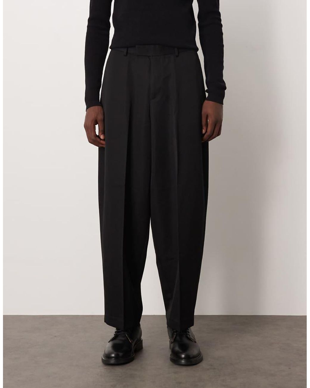 ASOS Black Smart Extreme Tapered Pants for men
