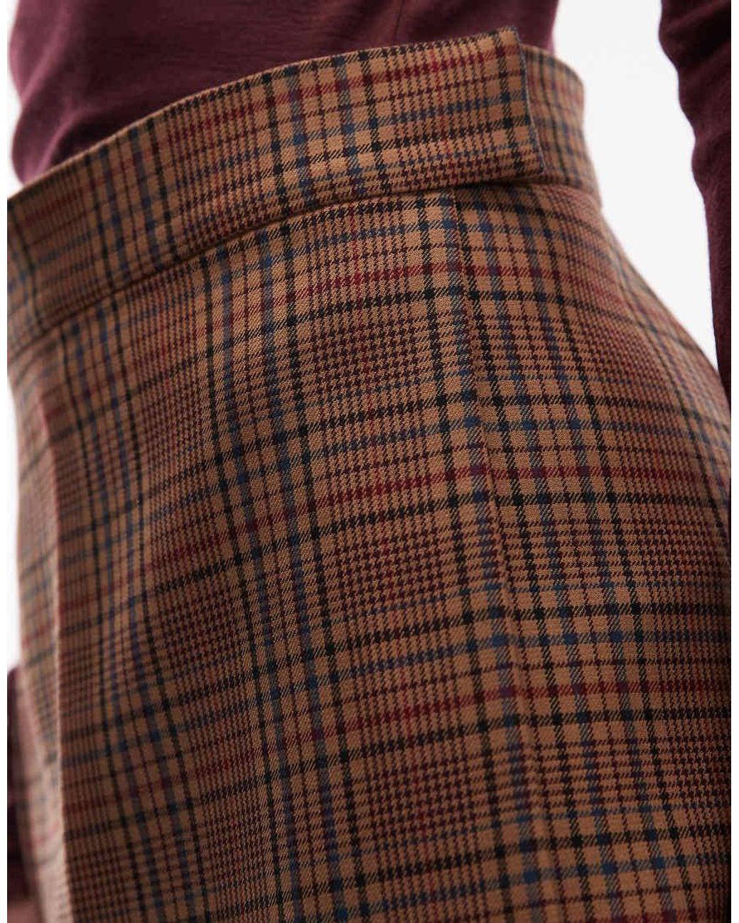 ARKET Red Wool Mini Skirt