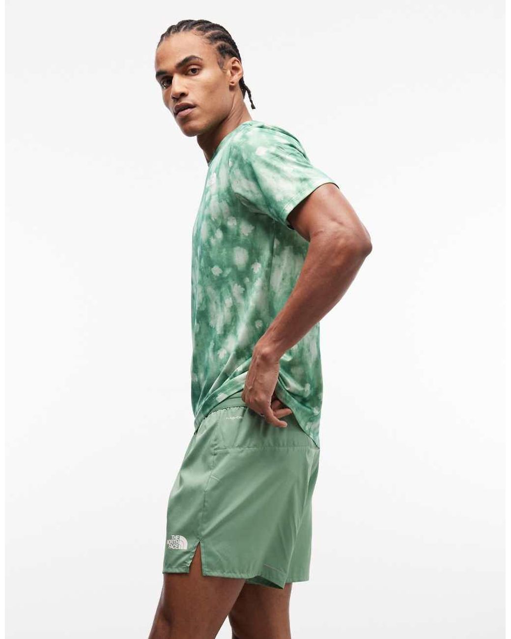 The North Face Green Lightbright 5" Short for men