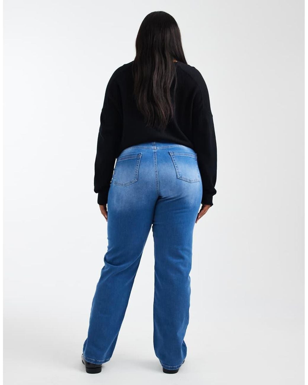 ONLY Blue Straight Leg Jeans