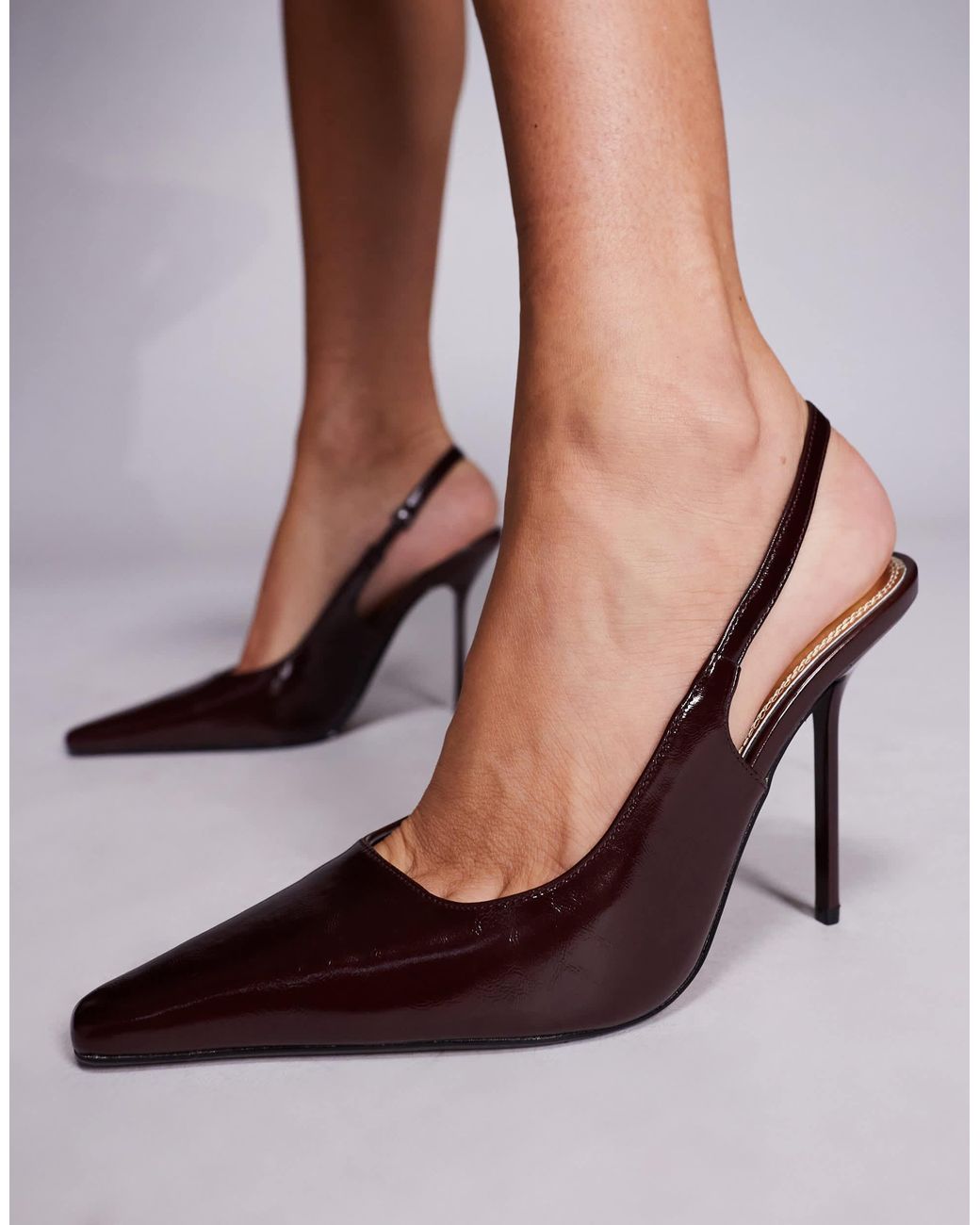 River Island Purple – spitze pumps