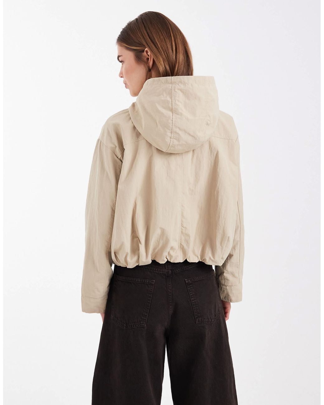 ONLY Natural Hooded Bomber