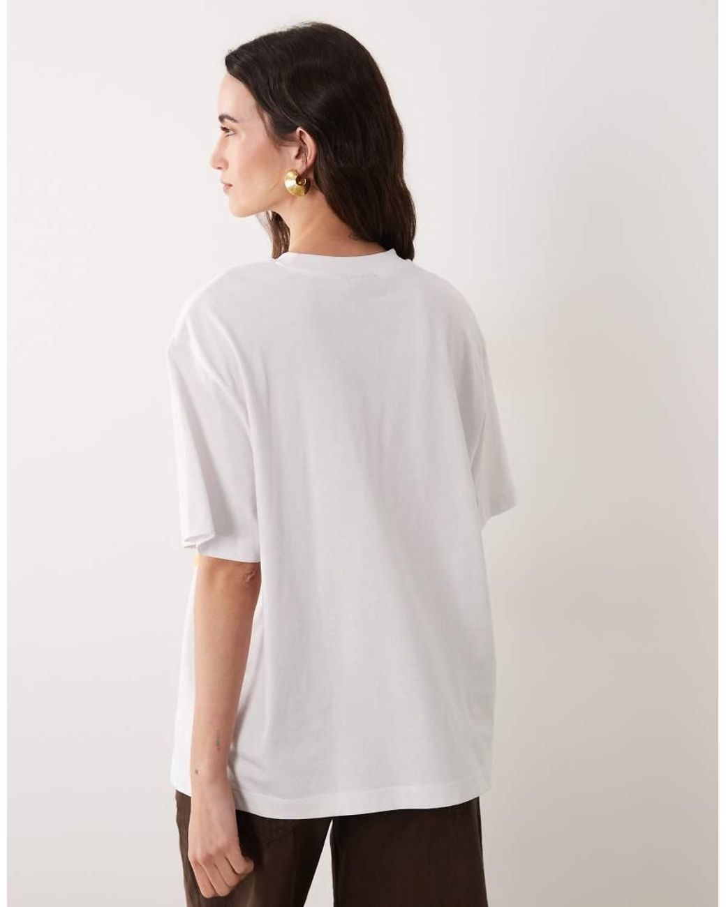 ASOS Multicolor Oversized T-shirt With Watercolour Flower Graphic