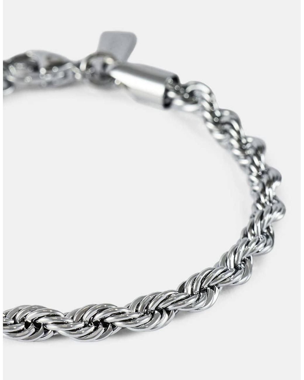 CERNUCCI White 5Mm Rope Bracelet for men