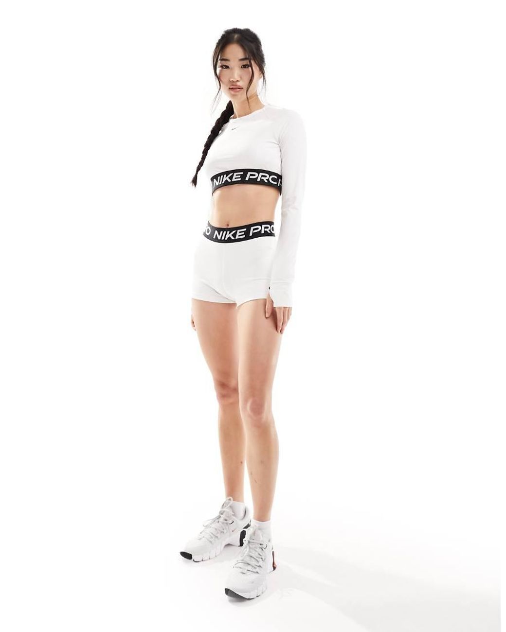 asos nike crop