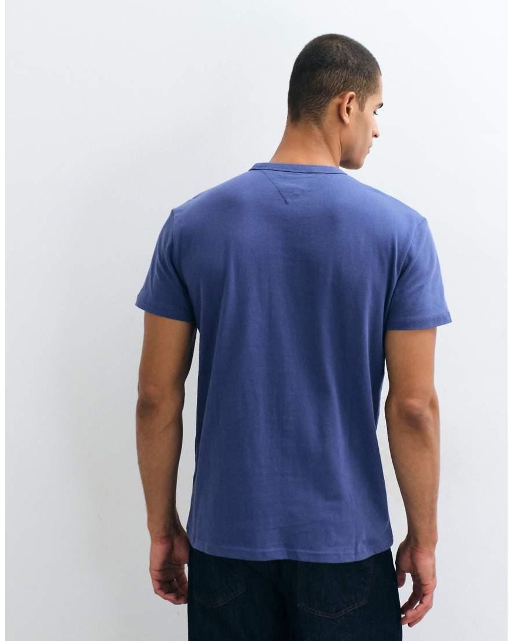 Tommy Hilfiger Blue Badge Logo T-Shirt for men