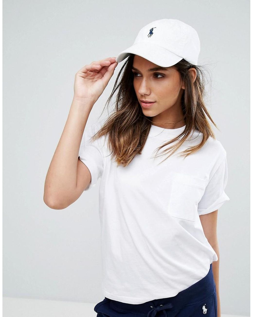 Cappellino bianco di Polo Ralph Lauren in Bianco | Lyst