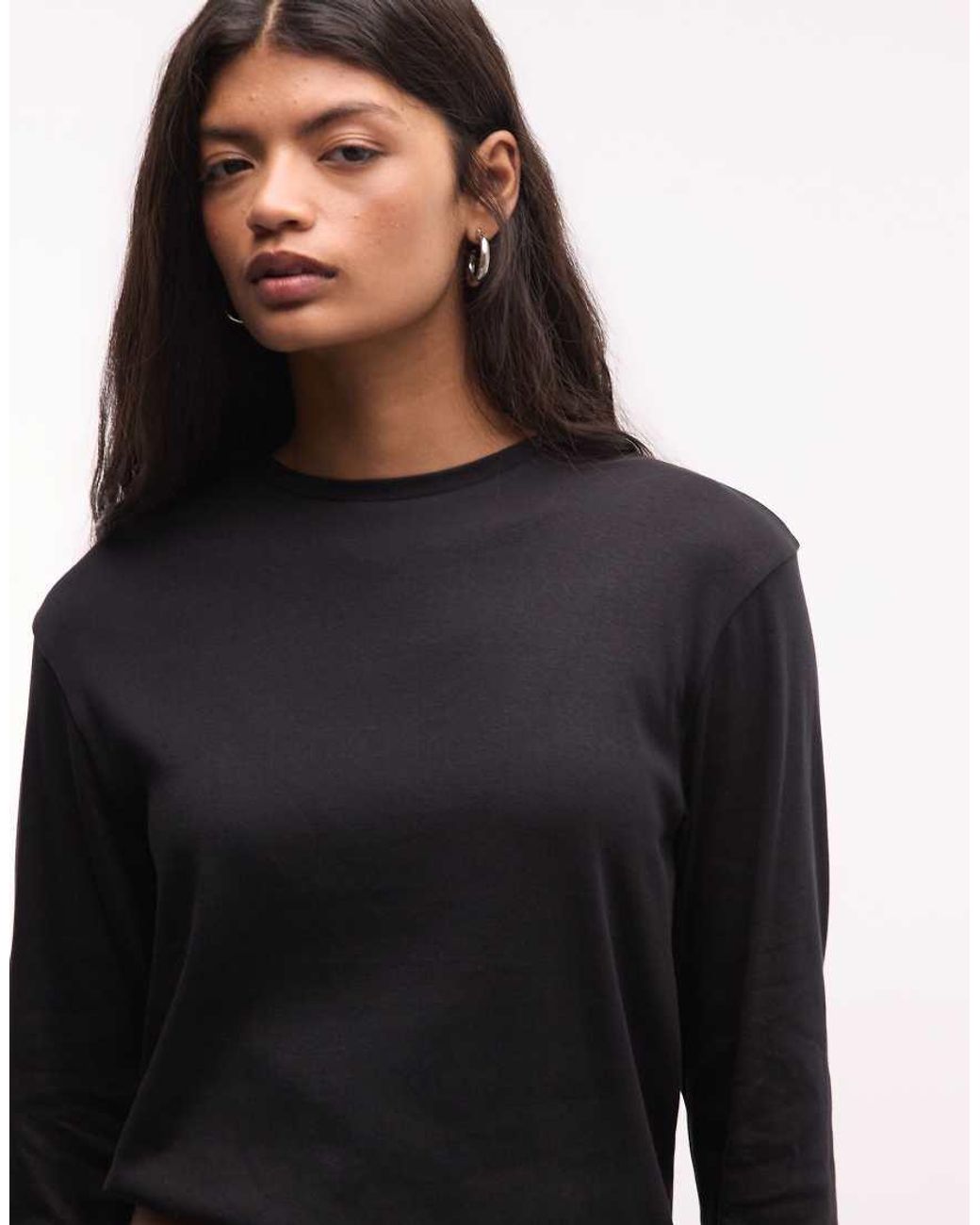 Weekday Blue Super Soft Long Sleeve T-Shirt