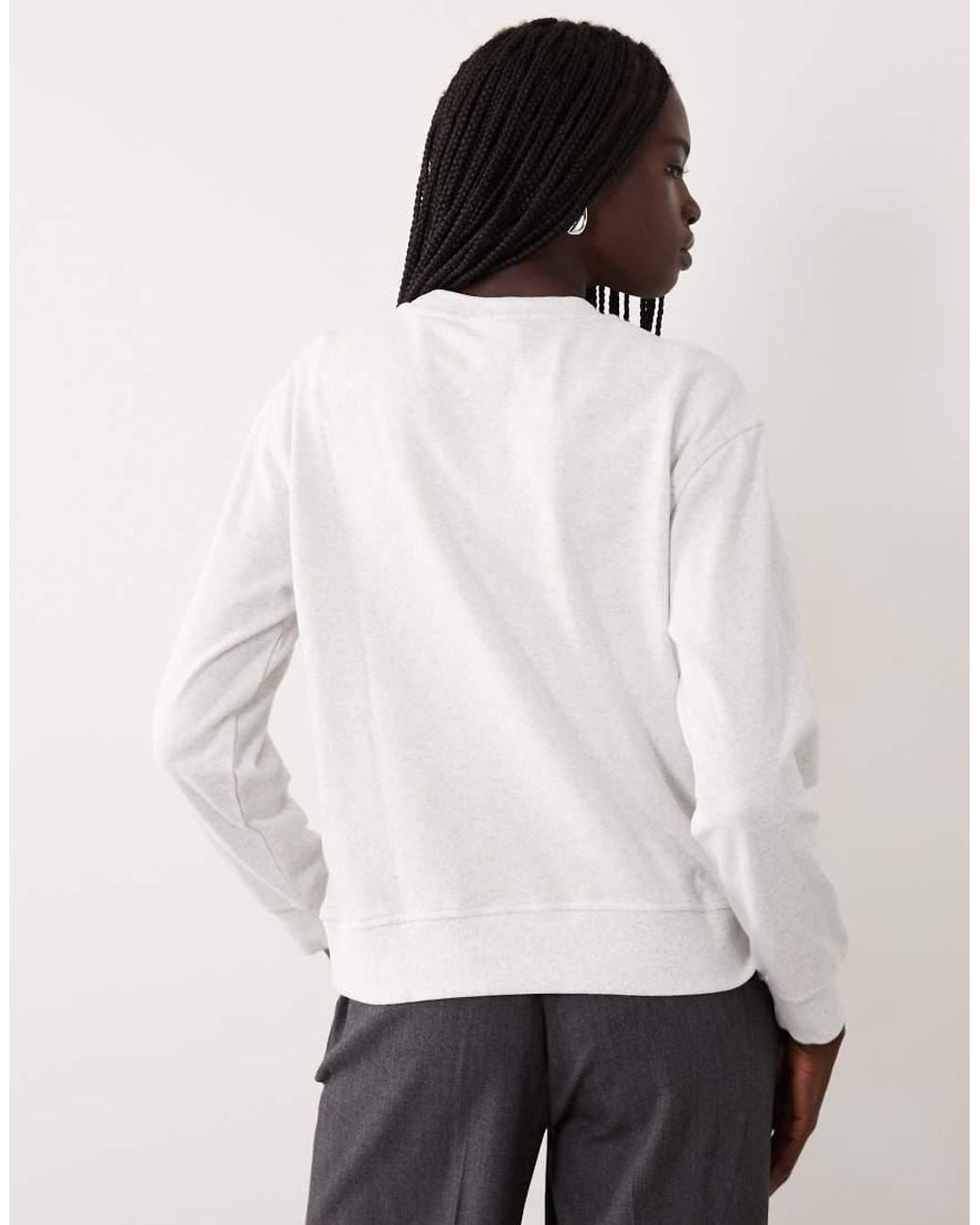 JDY Petite Blue Jersey Sweatshirt Co-ord