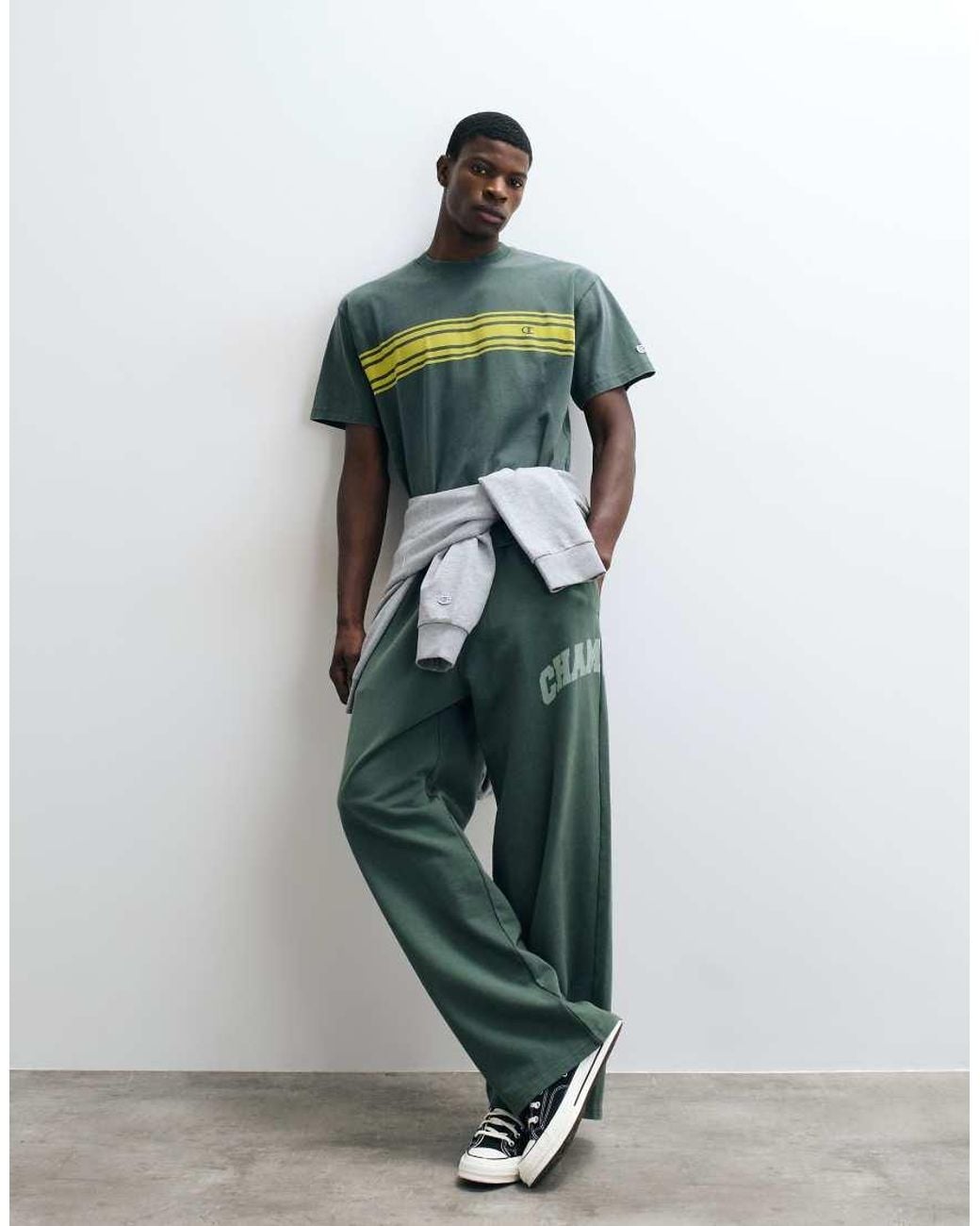 Champion Green Future Memories Oversized T-Shirt for men