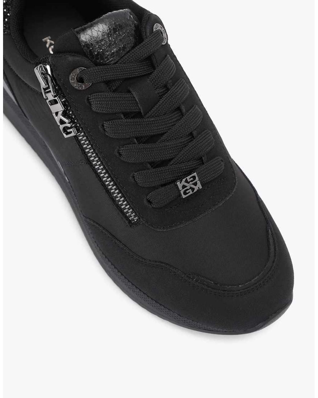 KG by Kurt Geiger Black Lina2 Trainers