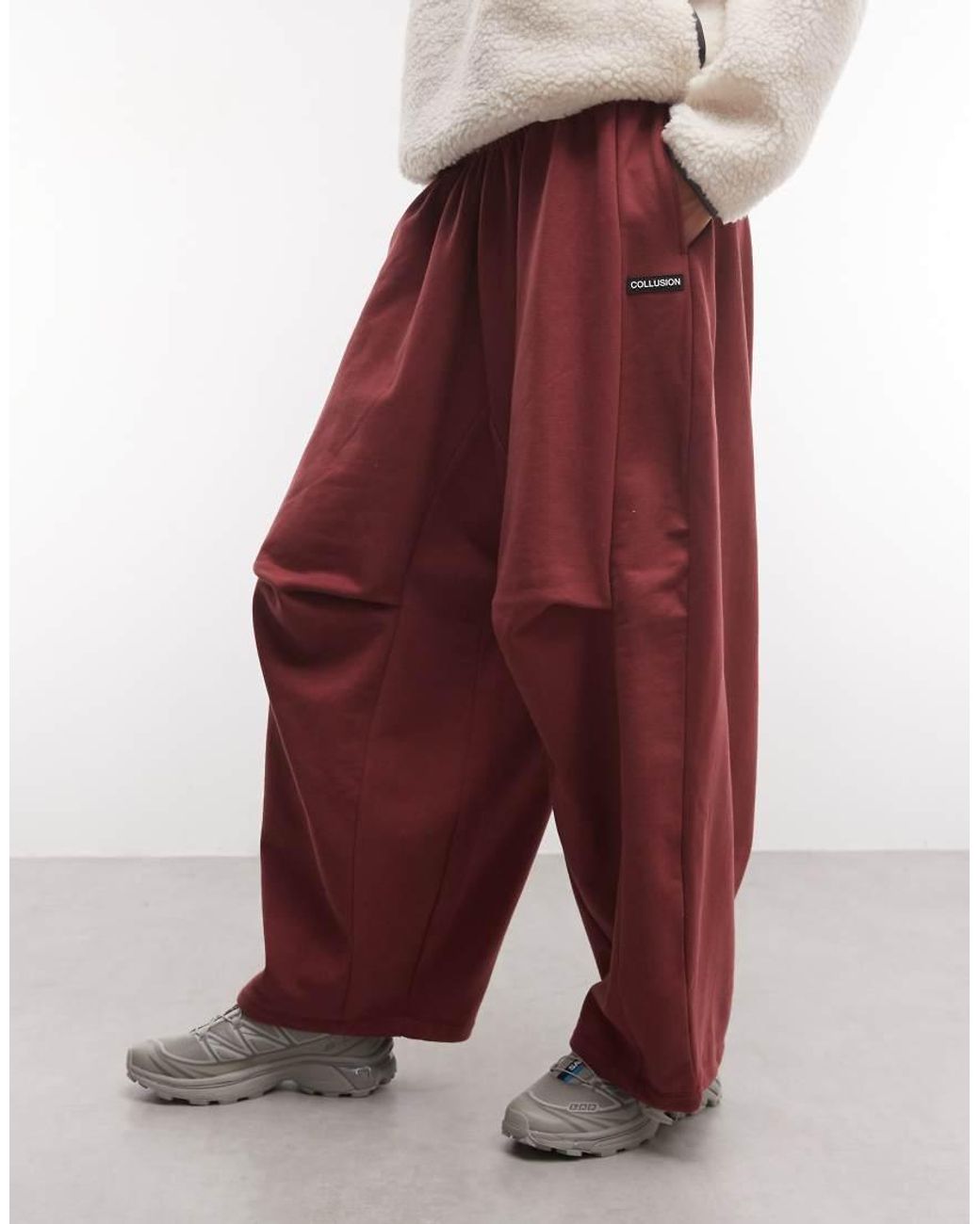 Collusion Red Xl baggy jogger
