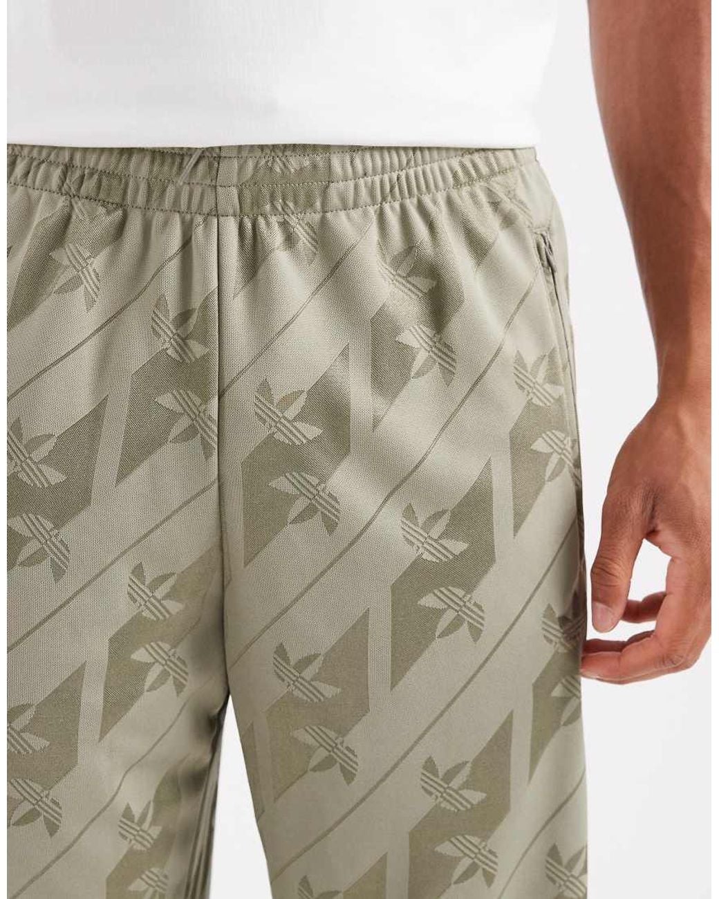 Adidas Originals Green Firebird Track Pants for men