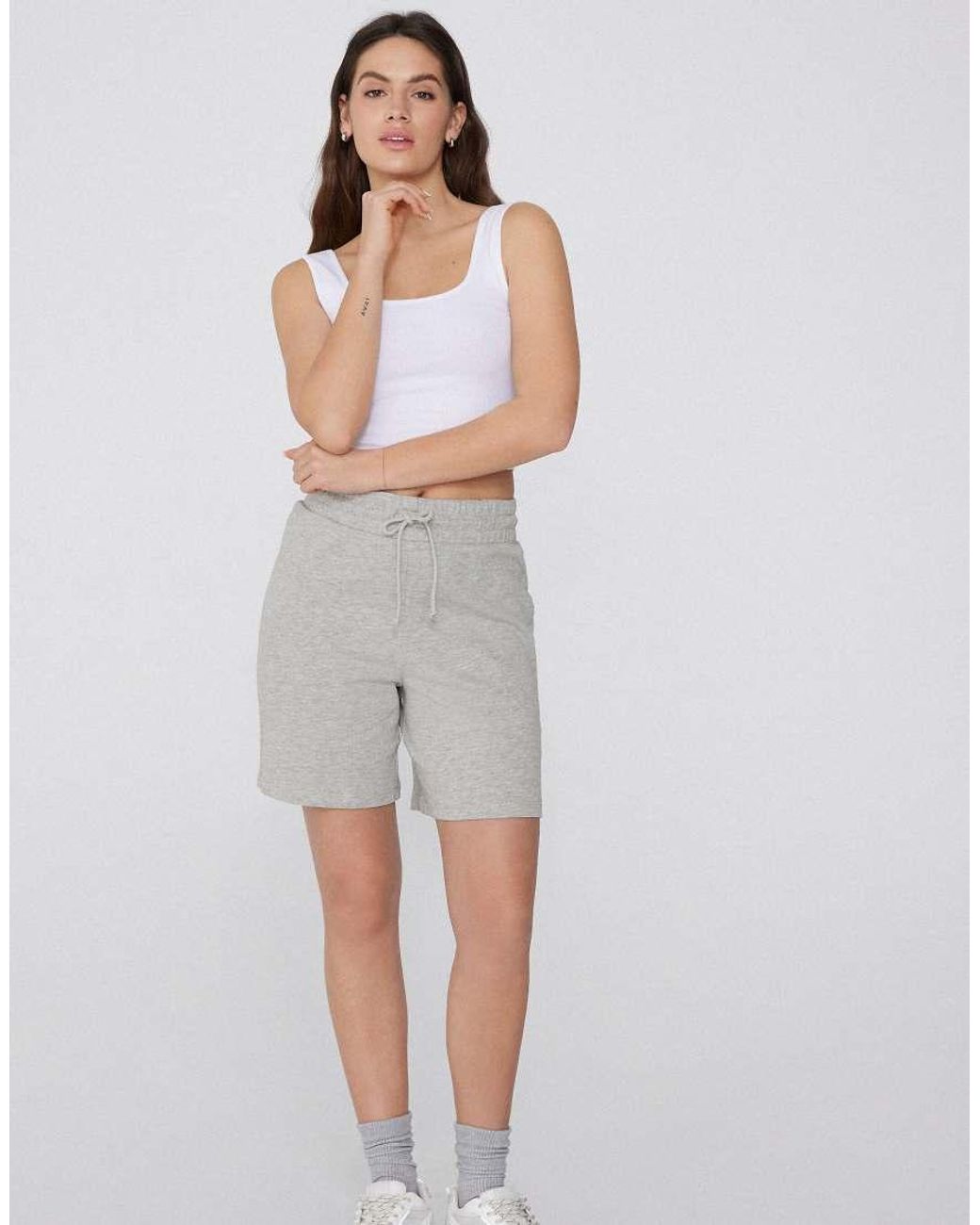 Tezenis Gray Bermuda Shorts With Drawstring