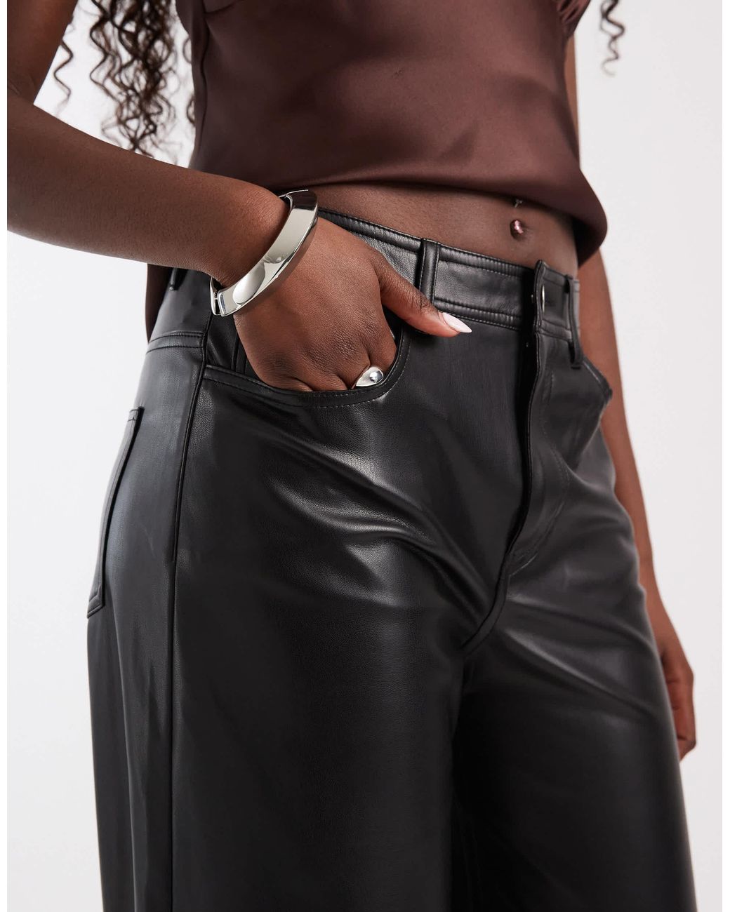 ONLY Black E hose mit weitem bein