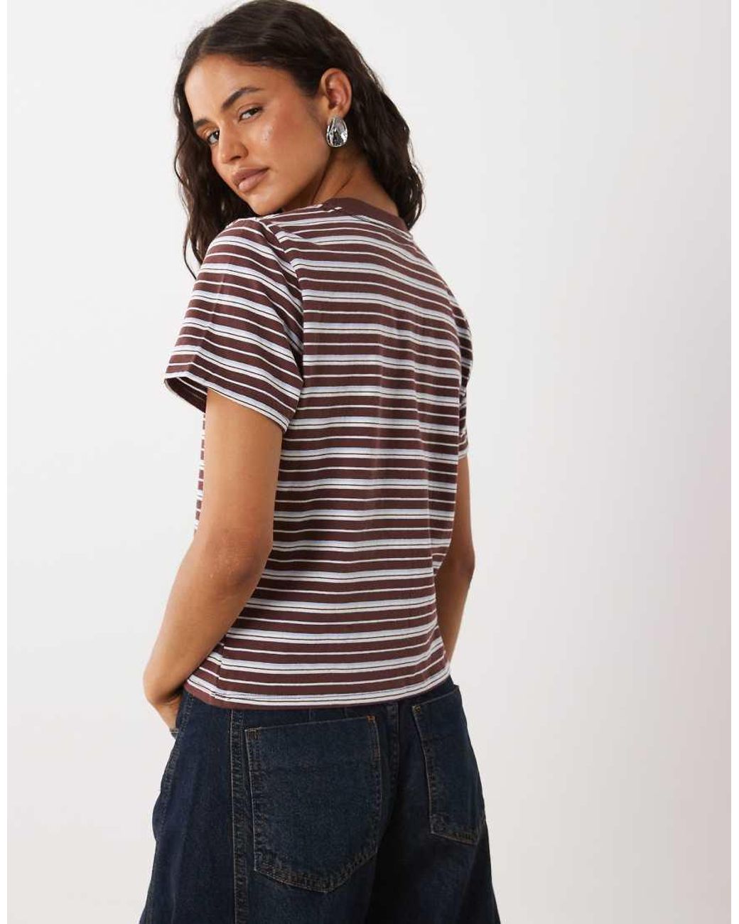 Abercrombie & Fitch Multicolor Short Sleeve Skimming T-shirt