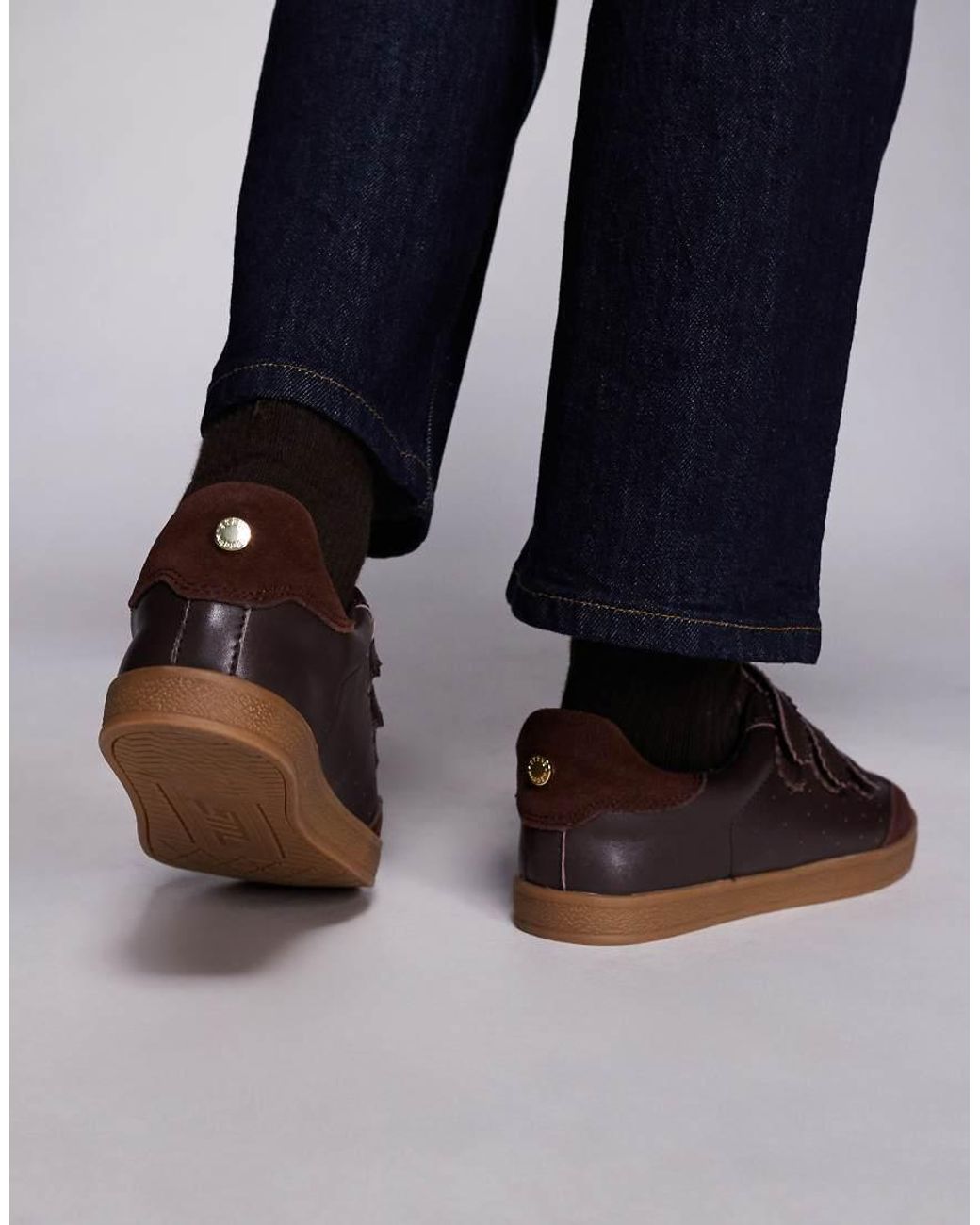 Steve Madden Blue Daybreak Gum Sole Trainer