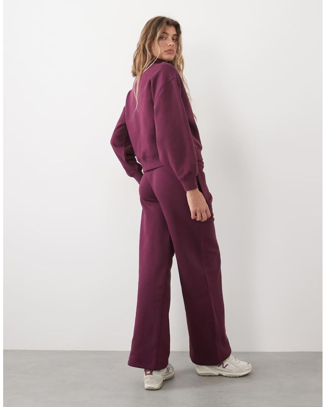 4505 Red Rest Day 400gsm Heavyweight Cotton Wide Leg Trackies