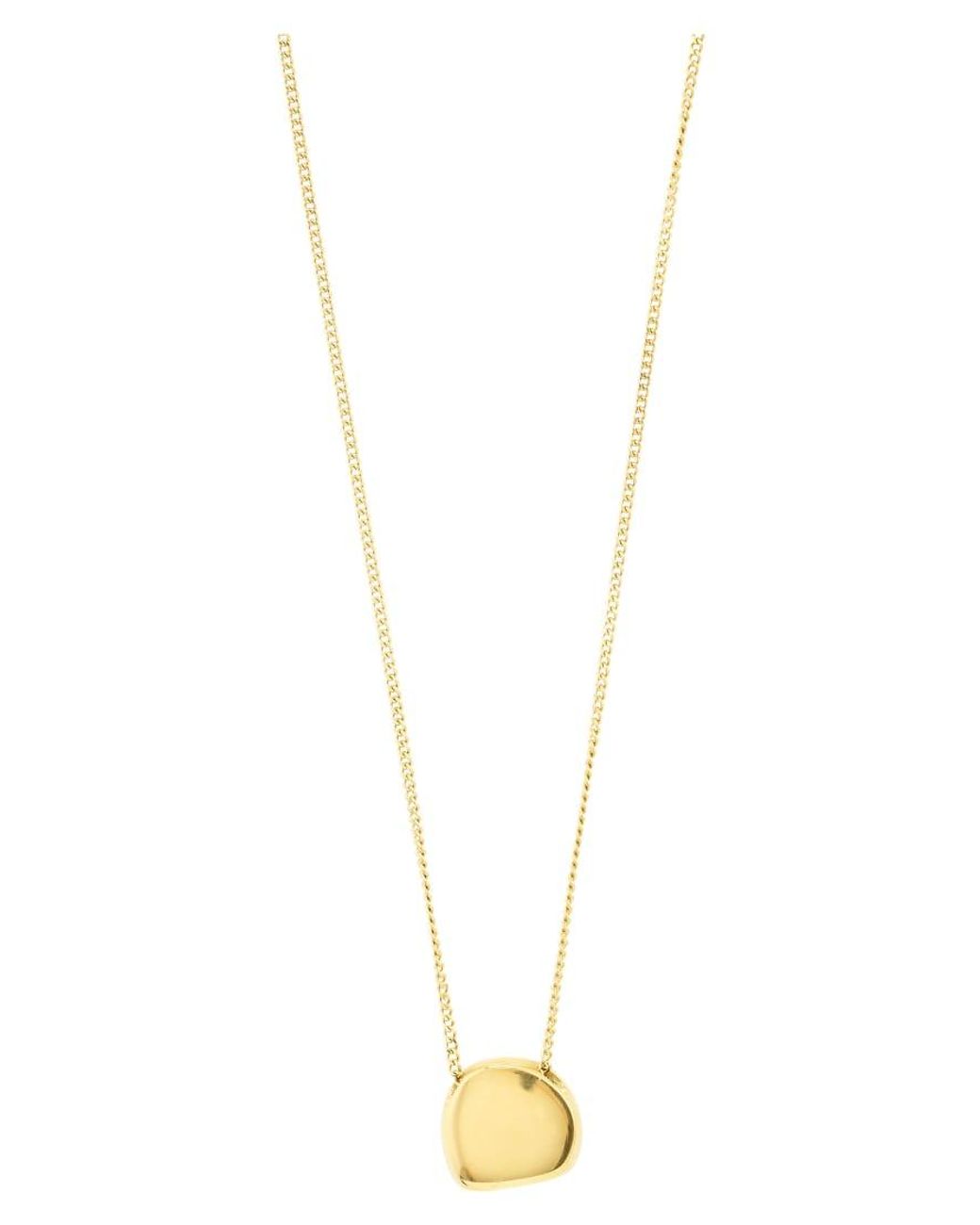 Pilgrim Metallic Presence Coin Necklace