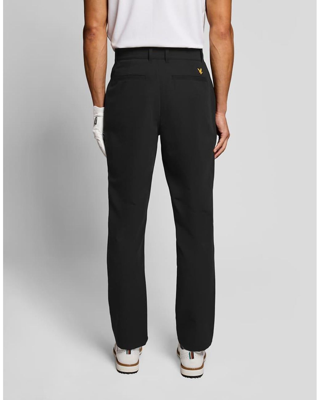 Lyle & Scott White Trousers 5 Pocket Golf Trousers for men