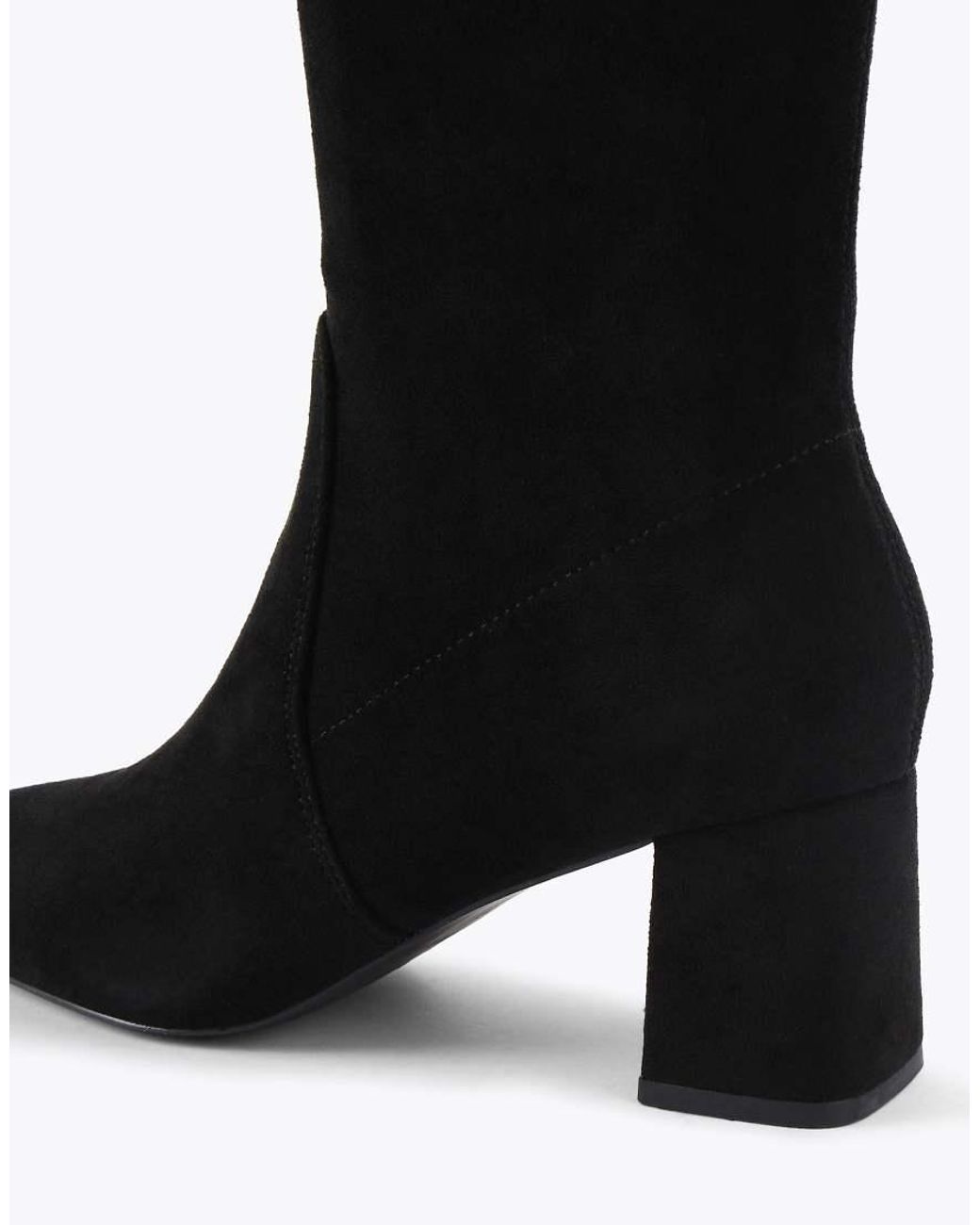 Carvela Kurt Geiger Black Corsano Knee Boots