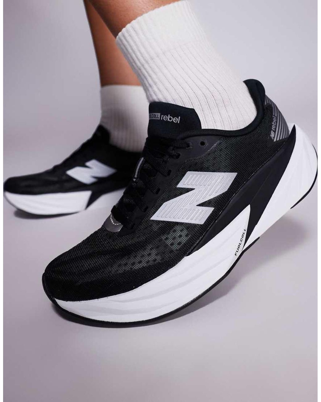 New Balance Metallic Fuelcell Rebel V5 Womens Running Trainers