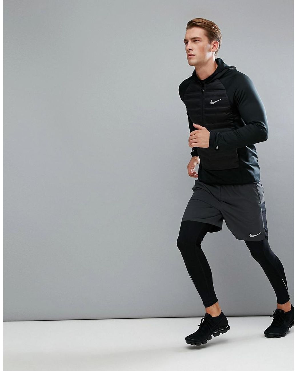 Nike Aeroloft Padded Hybrid Jacket In Black 872371-010 for Men | Lyst  Australia