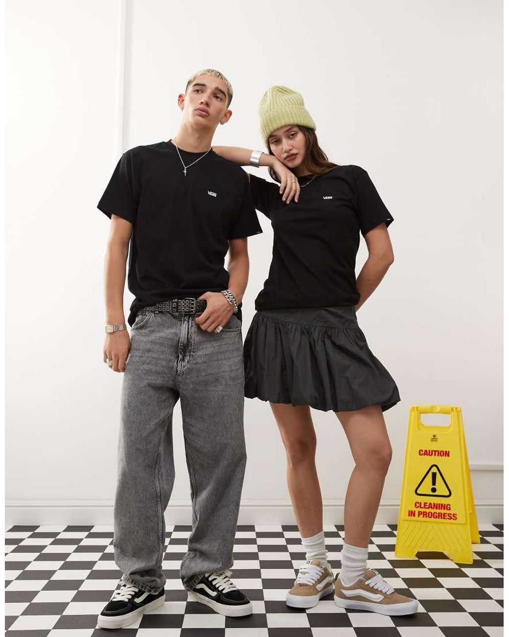 Vans Black Small Logo T-shirt for men