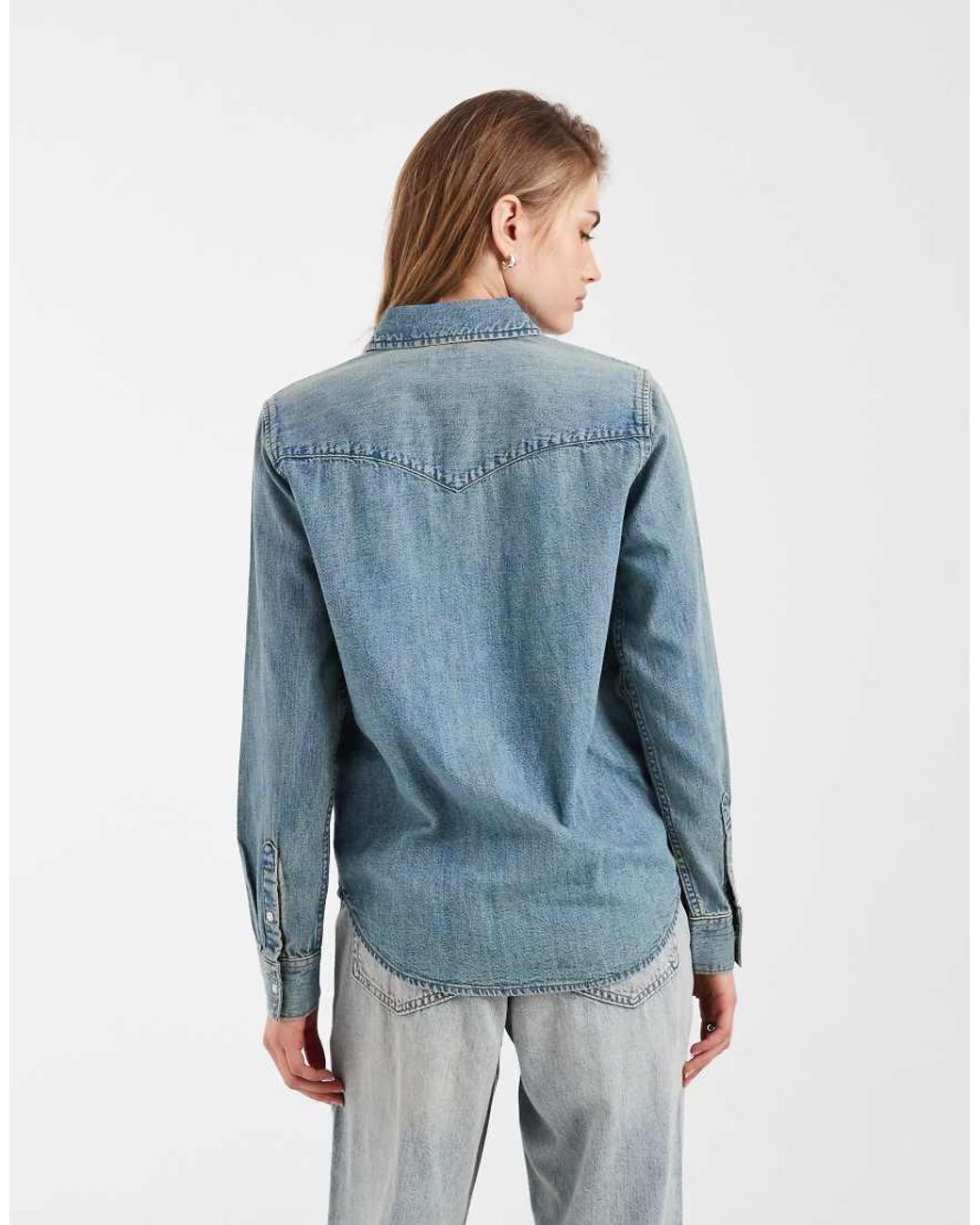 Camicia Western di Levi's in Blue