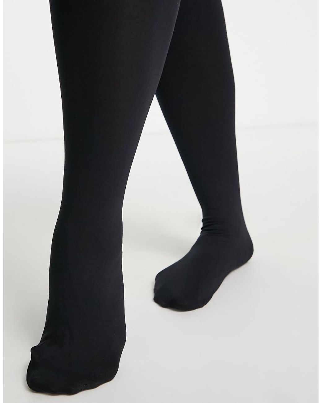 ASOS Black Asos Design Curve 90 Denier Super Stretch Improved Fit Tights