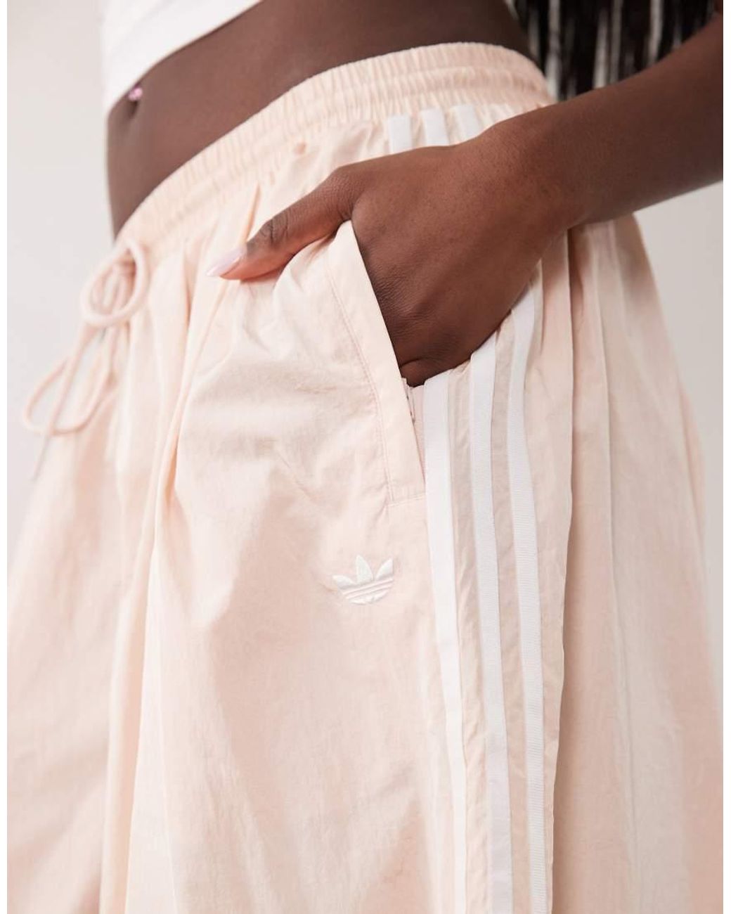 Adidas Originals Pink Nylon Balloon Track Pants