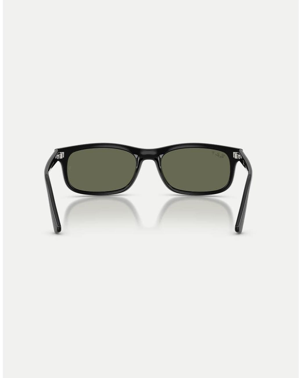 Ray-Ban Green Rb2224 Rectangle Polarised Sunglasses With Lens