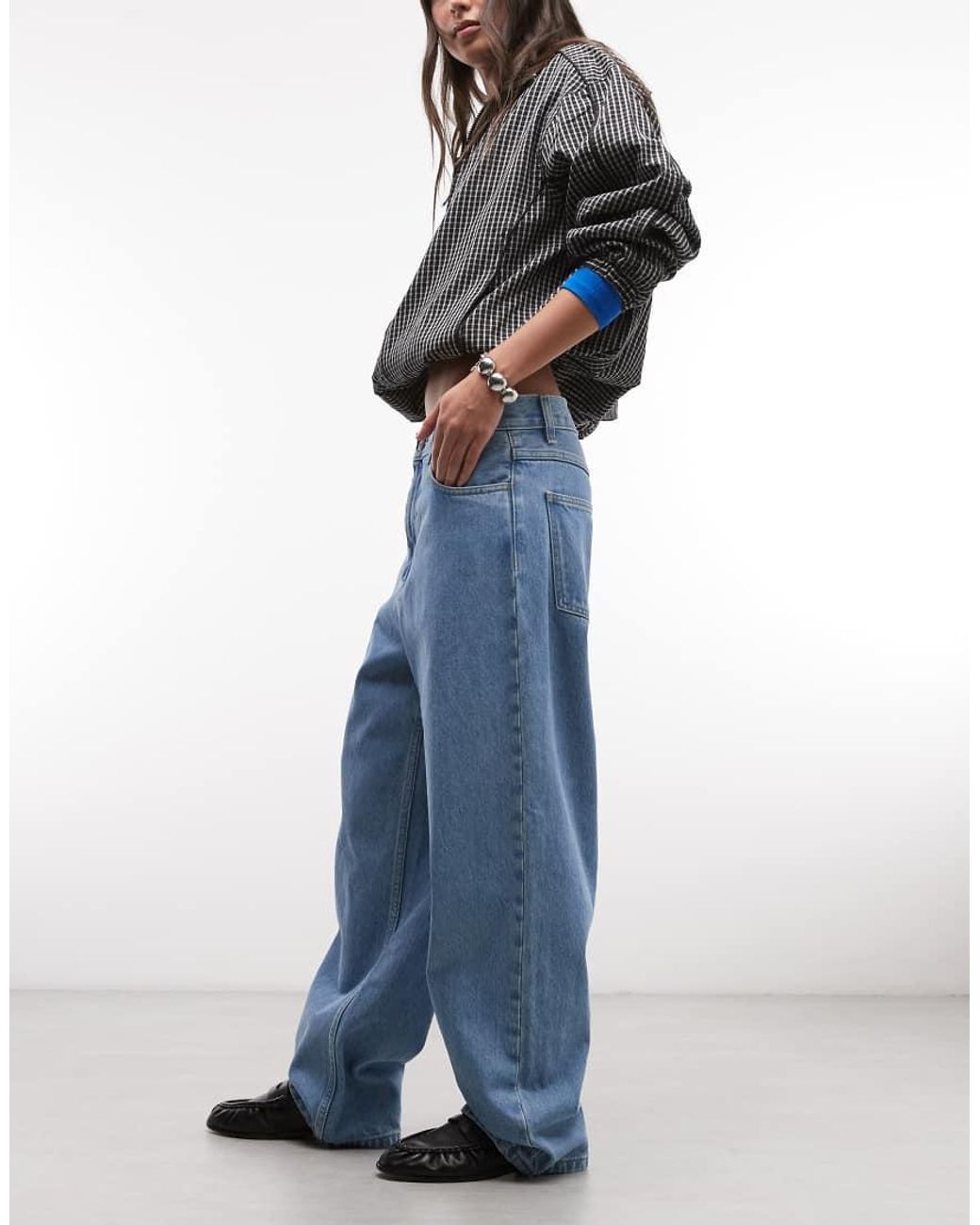 Carhartt Blue Brandon baggy Loose Straight Fit Jeans