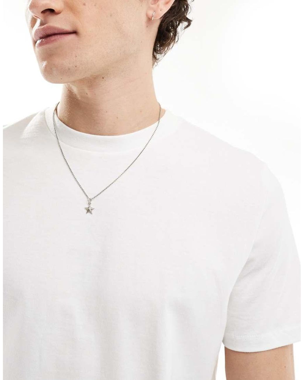 ASOS Natural Essentials 3 Pack Regular Fit T-shirts for men