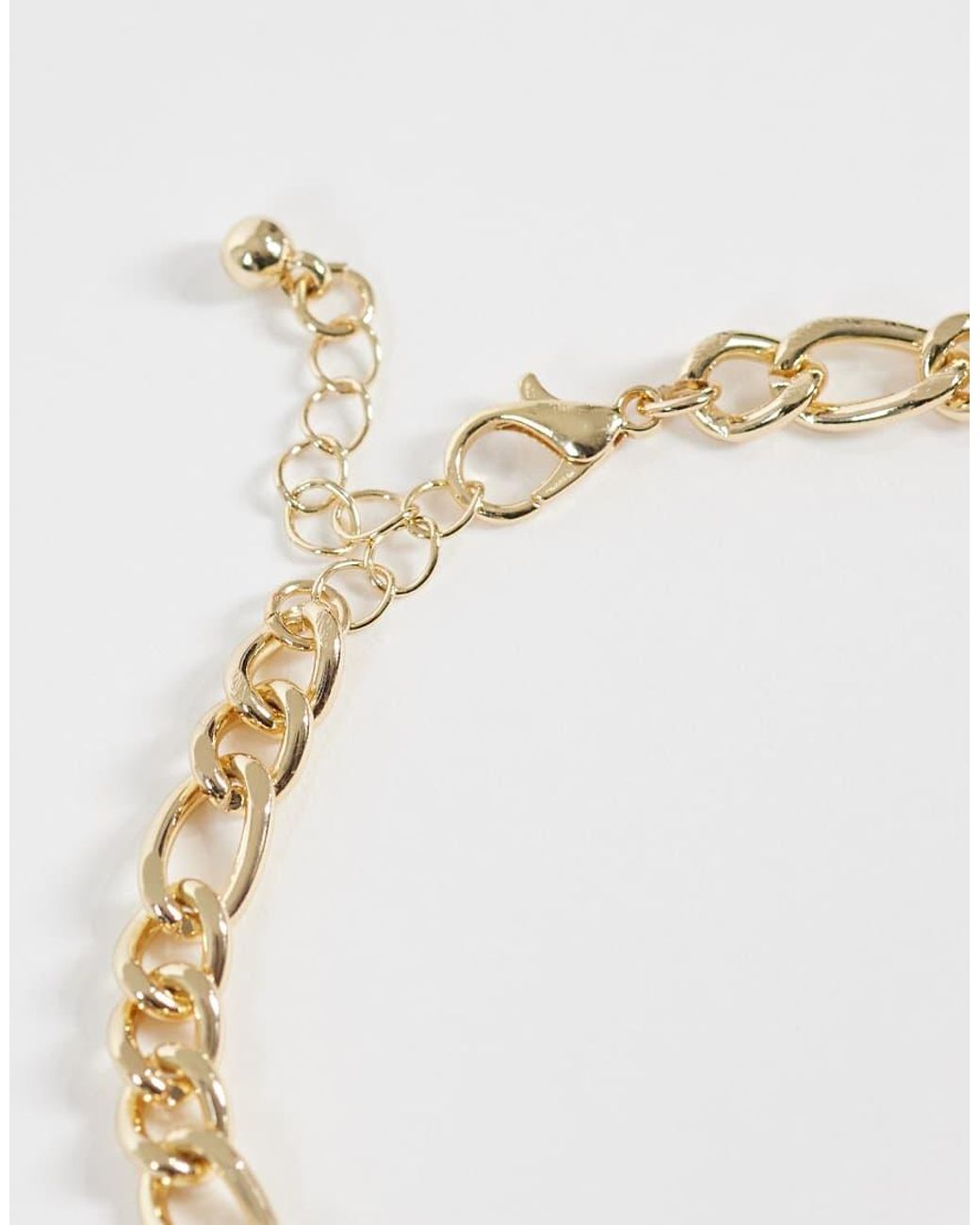 Jack & Jones White 2 Pack Plated Chain Bracelets for men