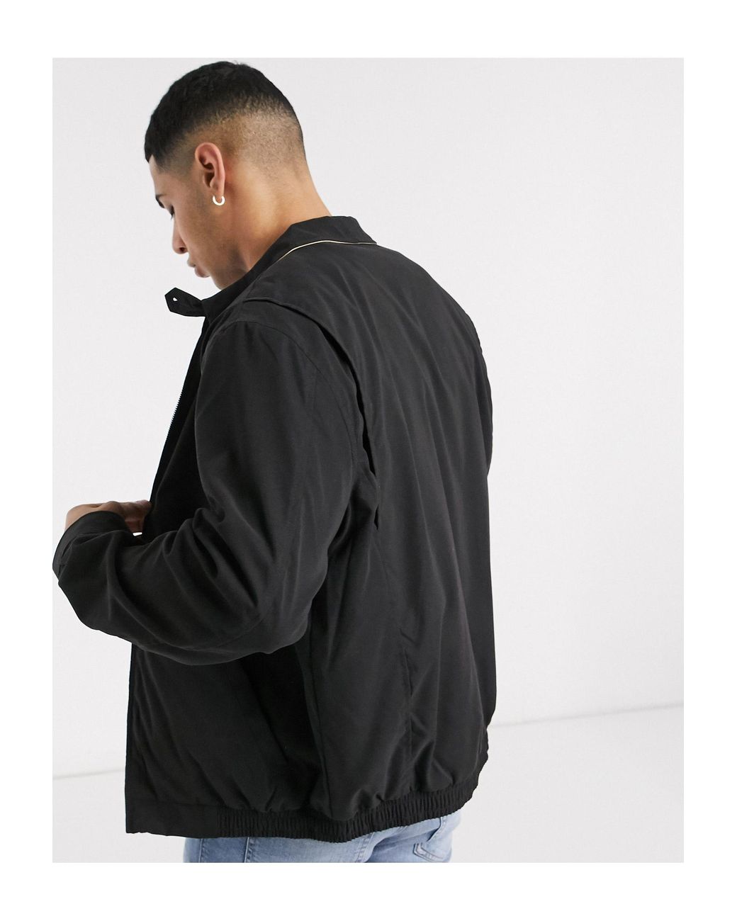 polo ralph lauren harrington jacket in black