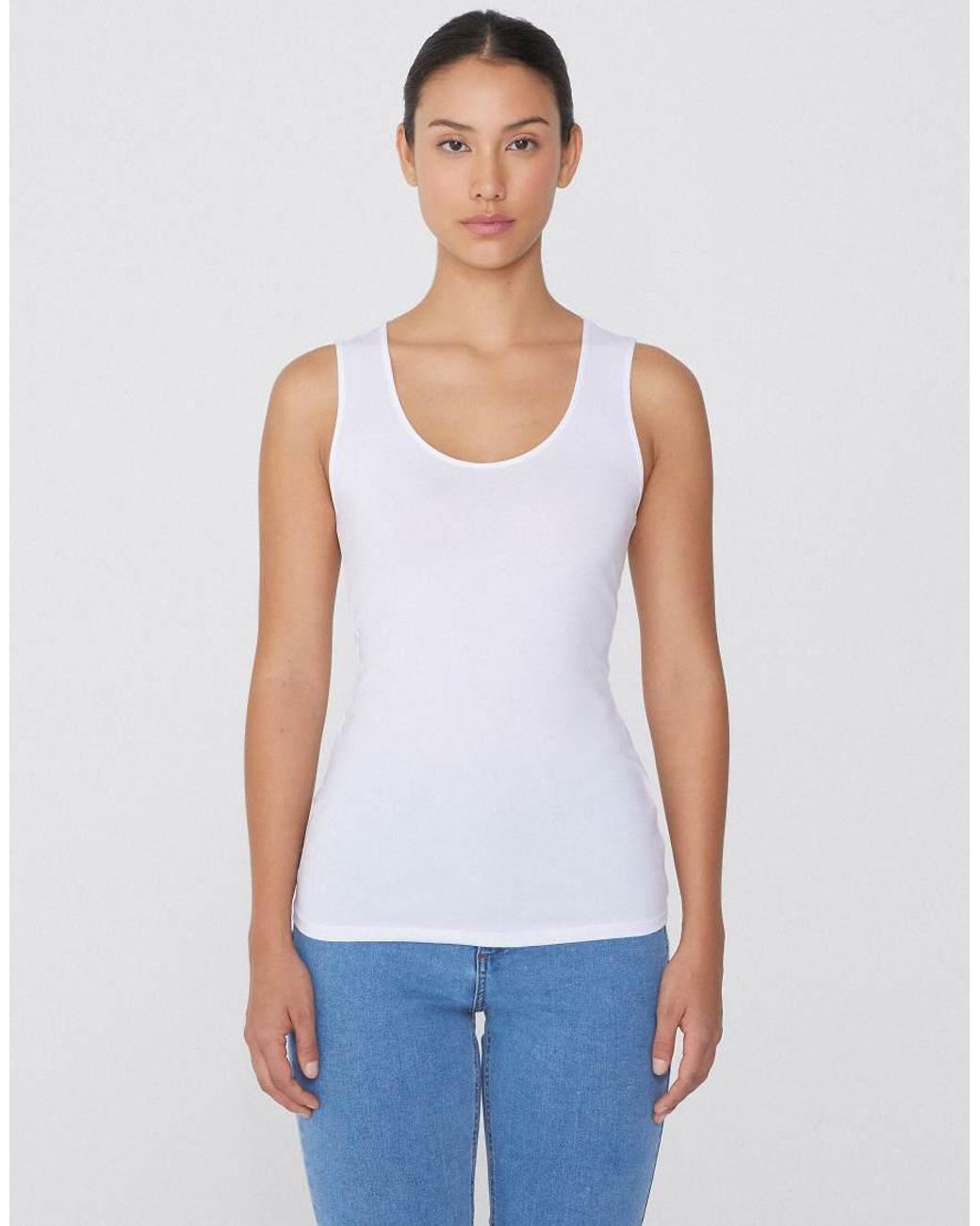 Tezenis White Camisole With Wide Straps
